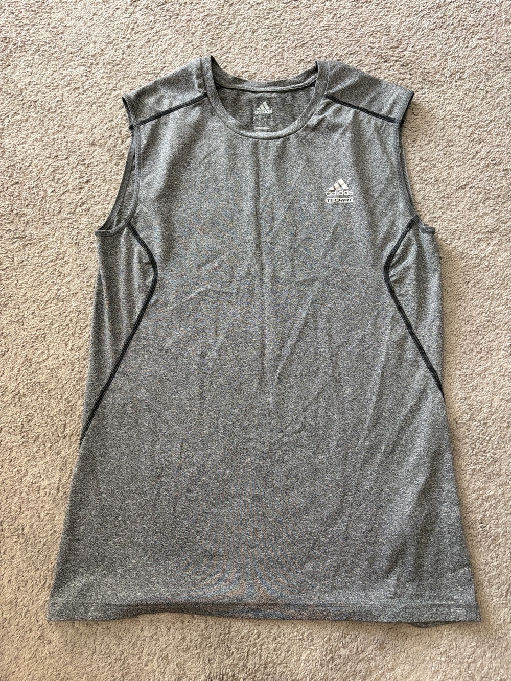 Adidas Sleeveless Athletic Tank Top Gray